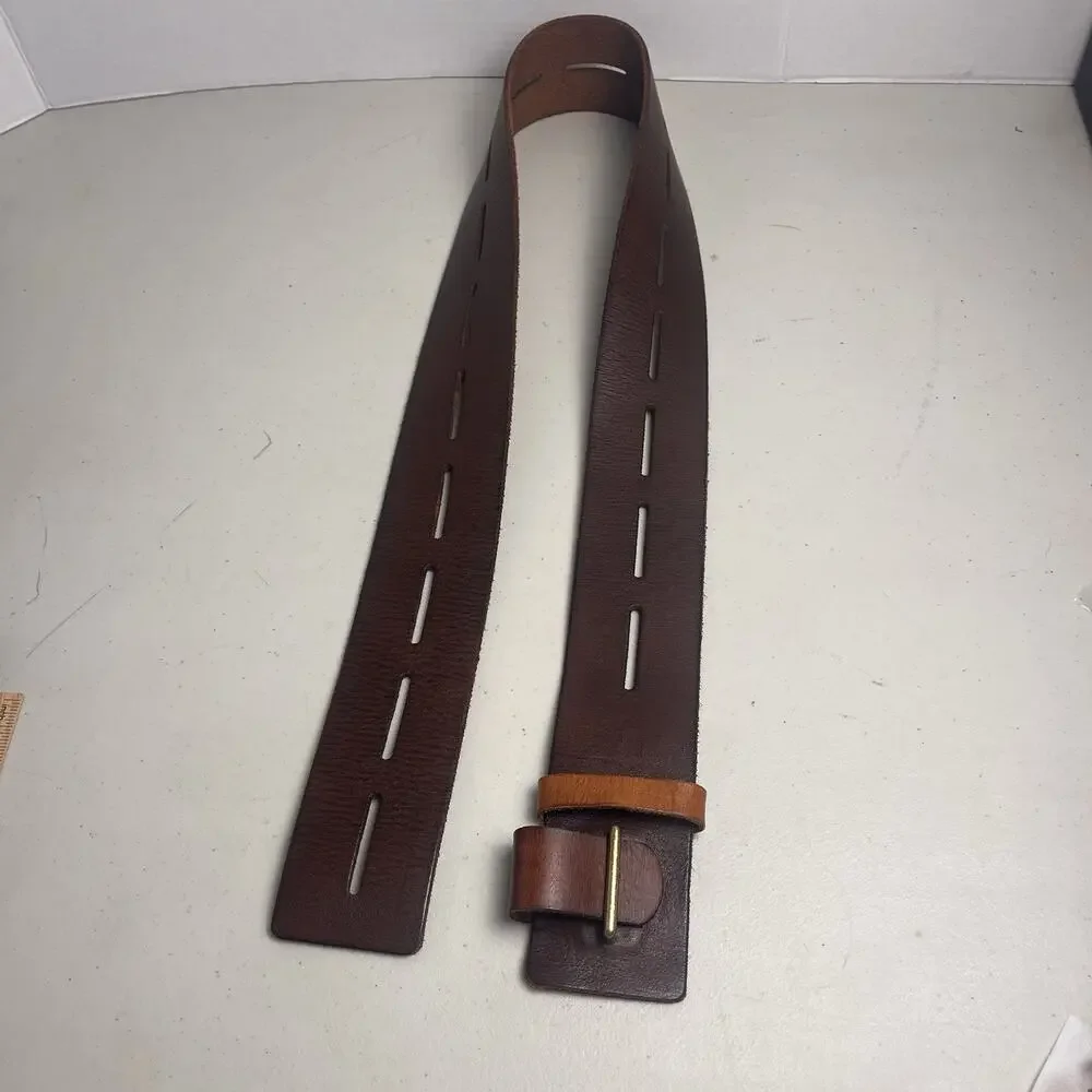 CAbi Here or There Leather Belt Brown 2